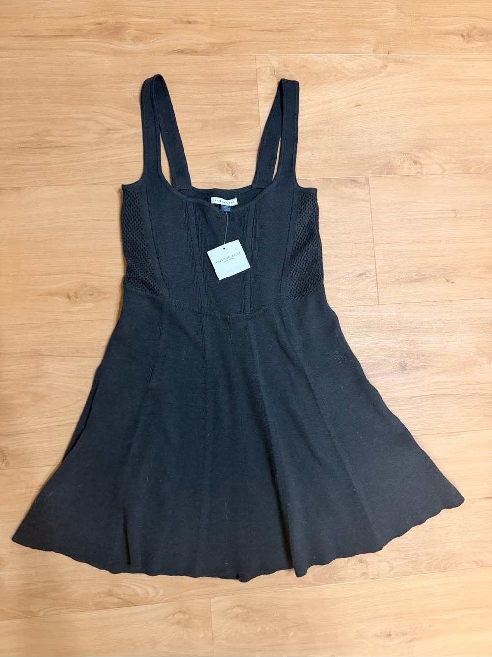 Black Knit Tank Dress - American Eagle